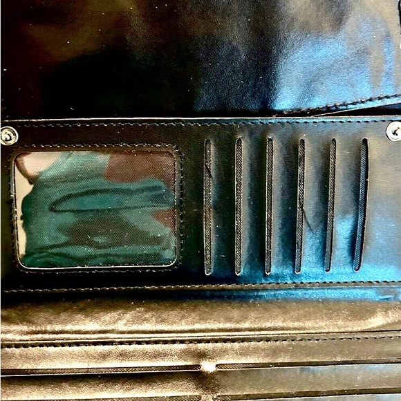 Badgley Mischka NEW Black Ladies Wallet - Picture 11 of 14